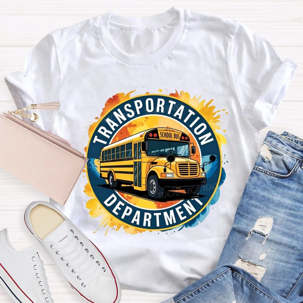 Transportation Department School Bus Driver T-shirt