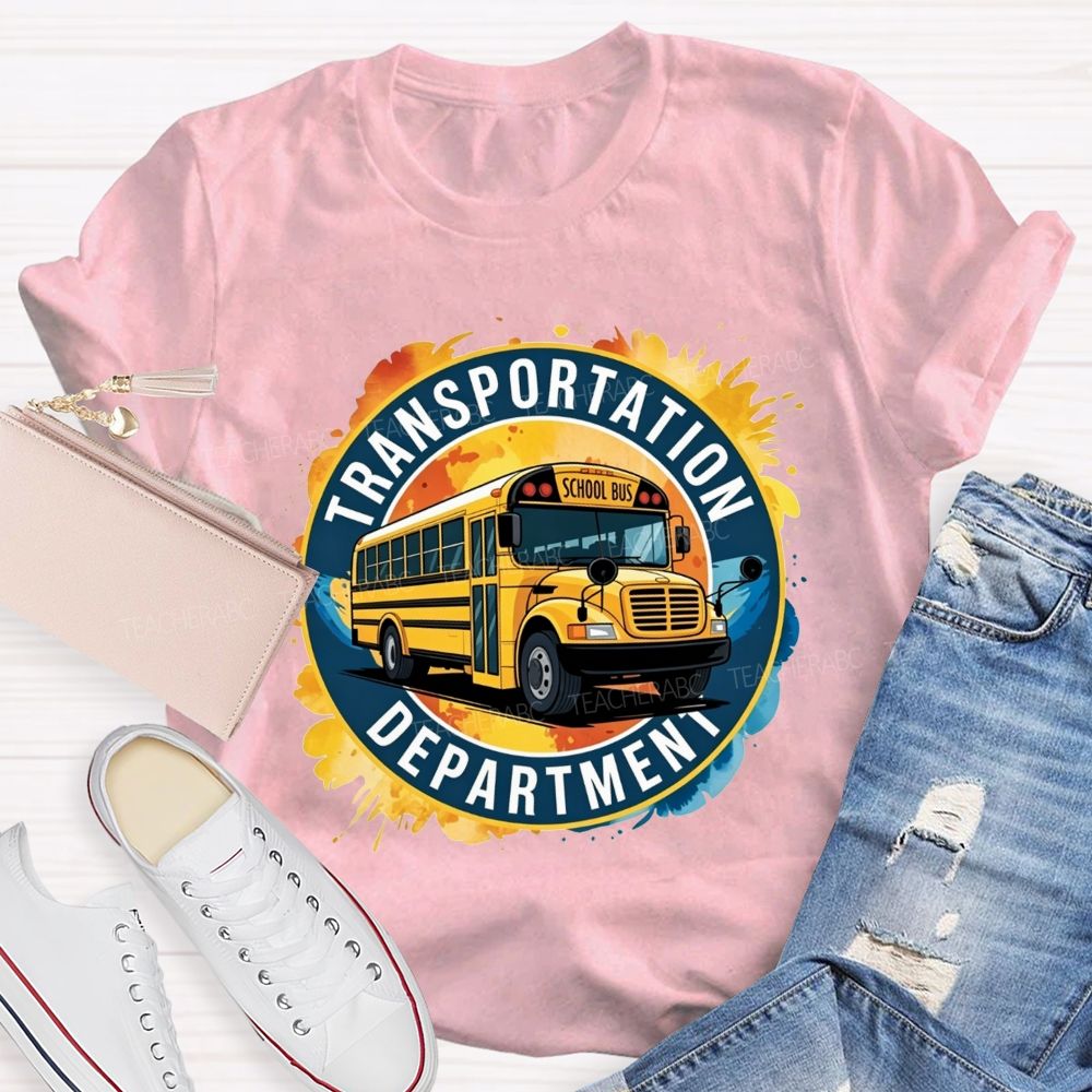 Transportation Department School Bus Driver T-shirt