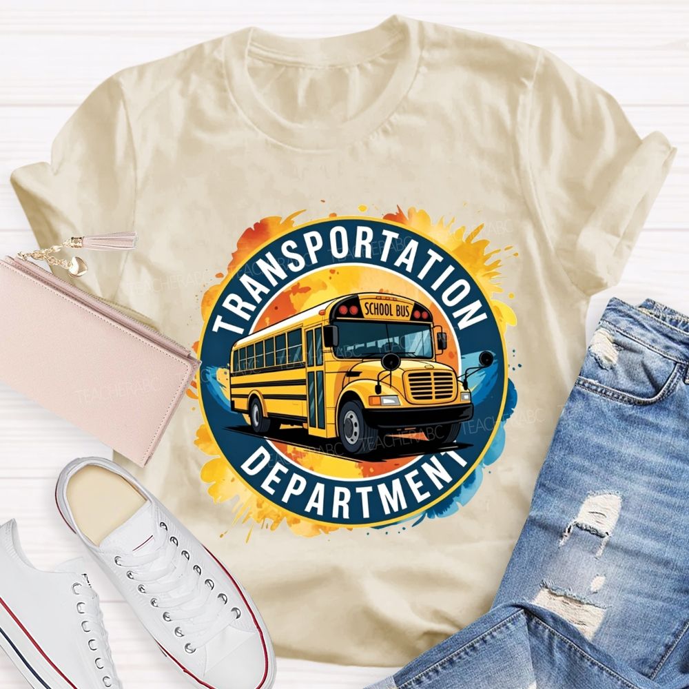 Transportation Department School Bus Driver T-shirt