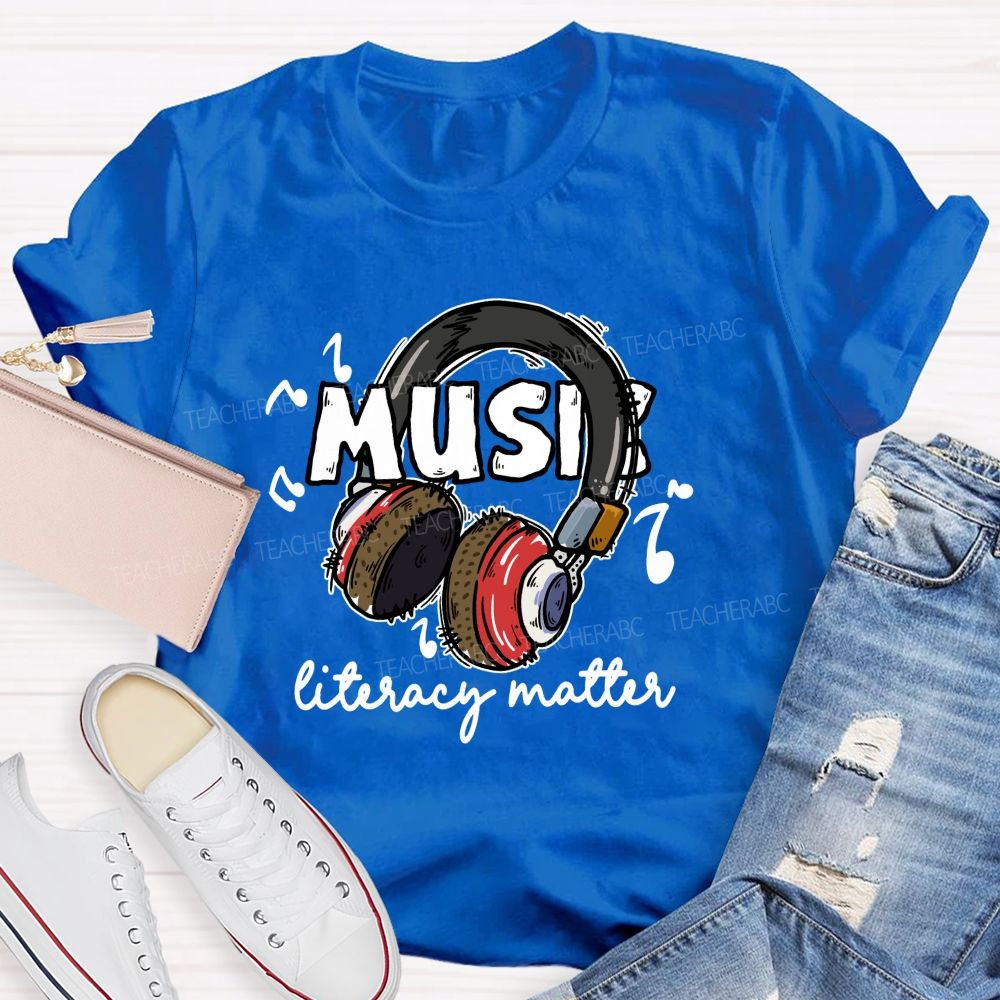 Music Literacy Matters Teacher T-shirt