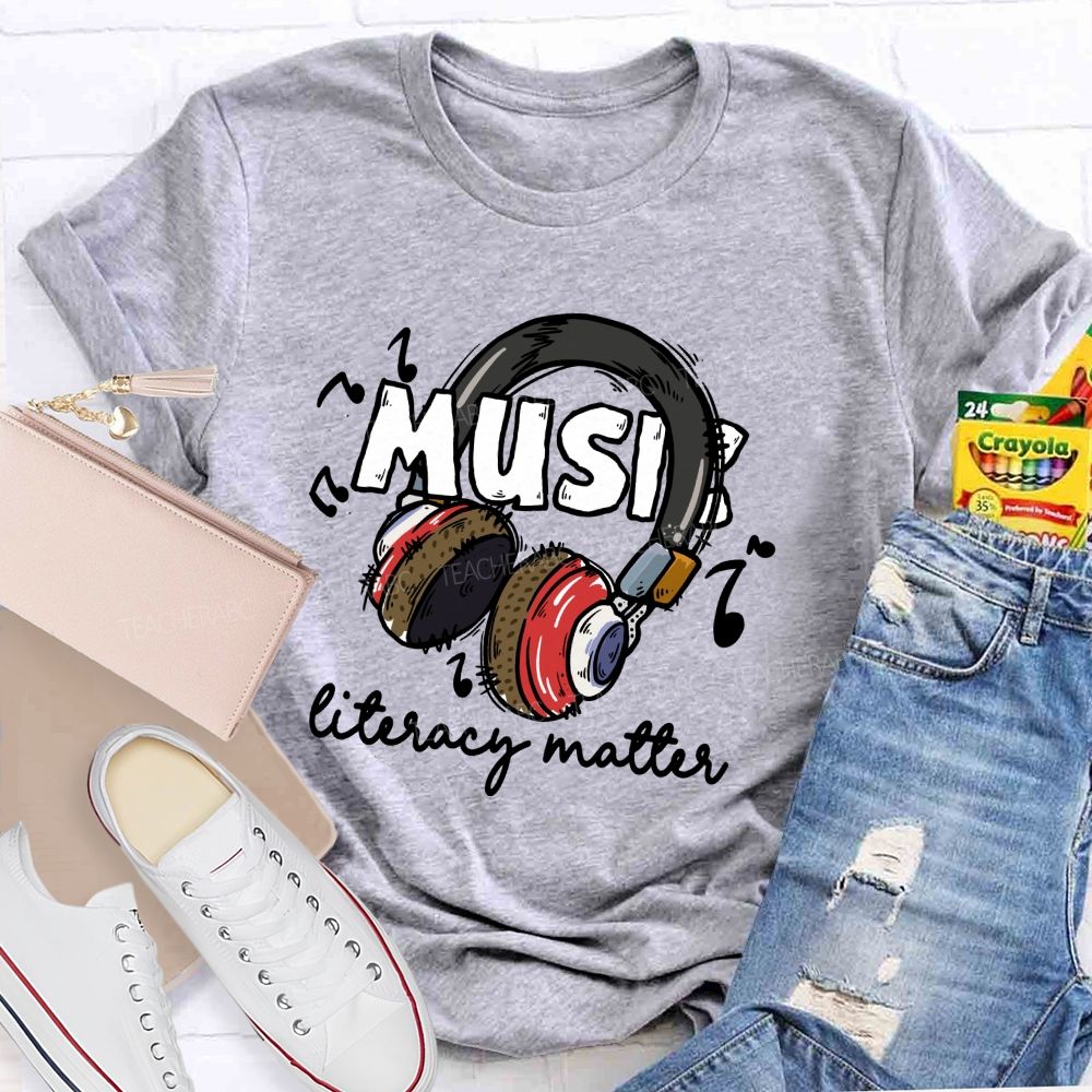 Music Literacy Matters Teacher T-shirt