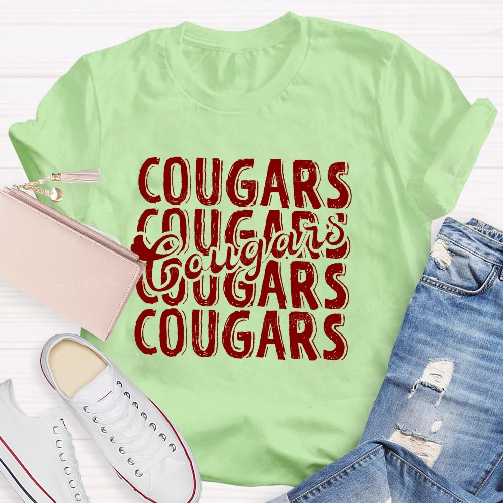 Personalized mascot Mixed-Typeface Graphic Prints Teacher T-shirt