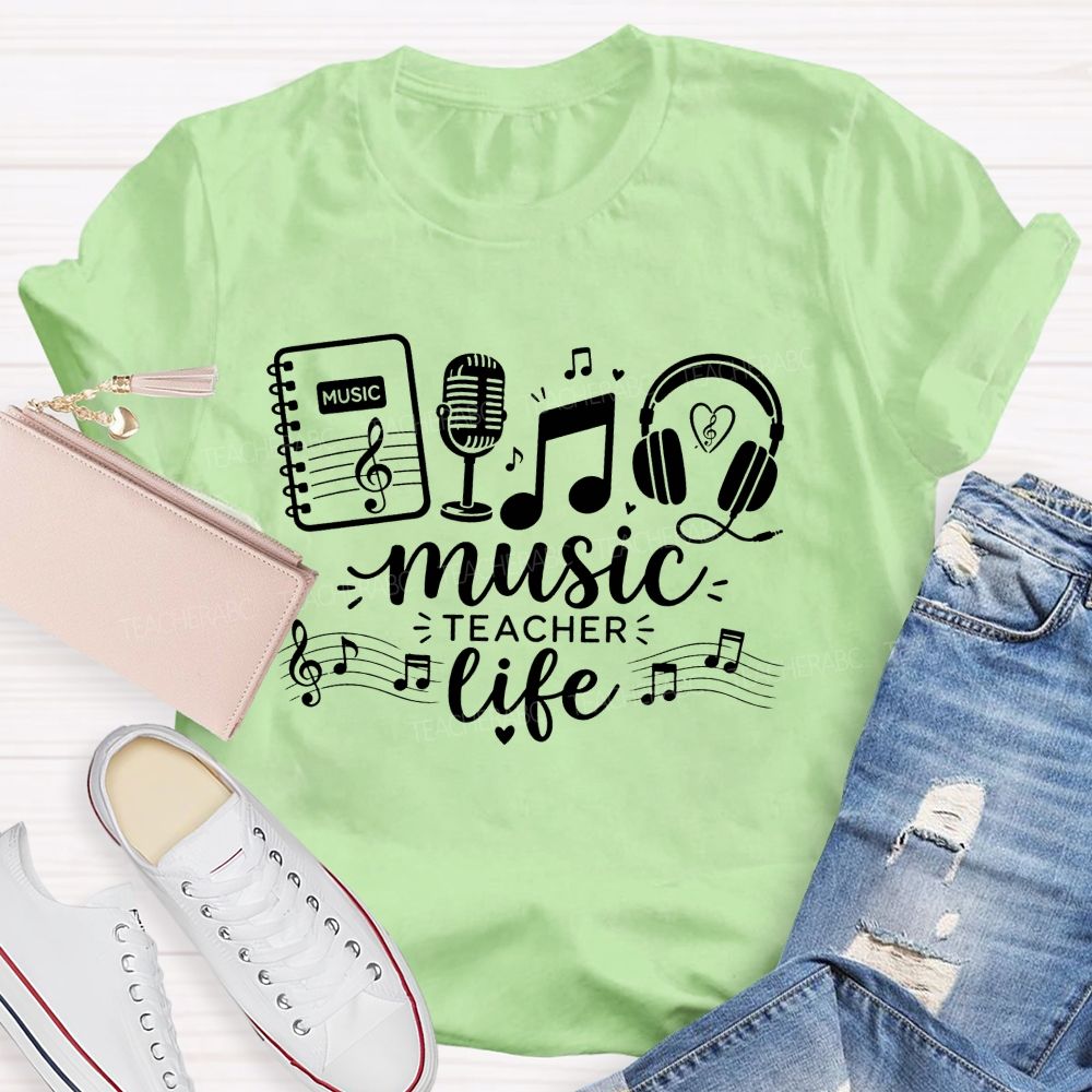 This Is The Music Teacher Life Teacher T-shirt