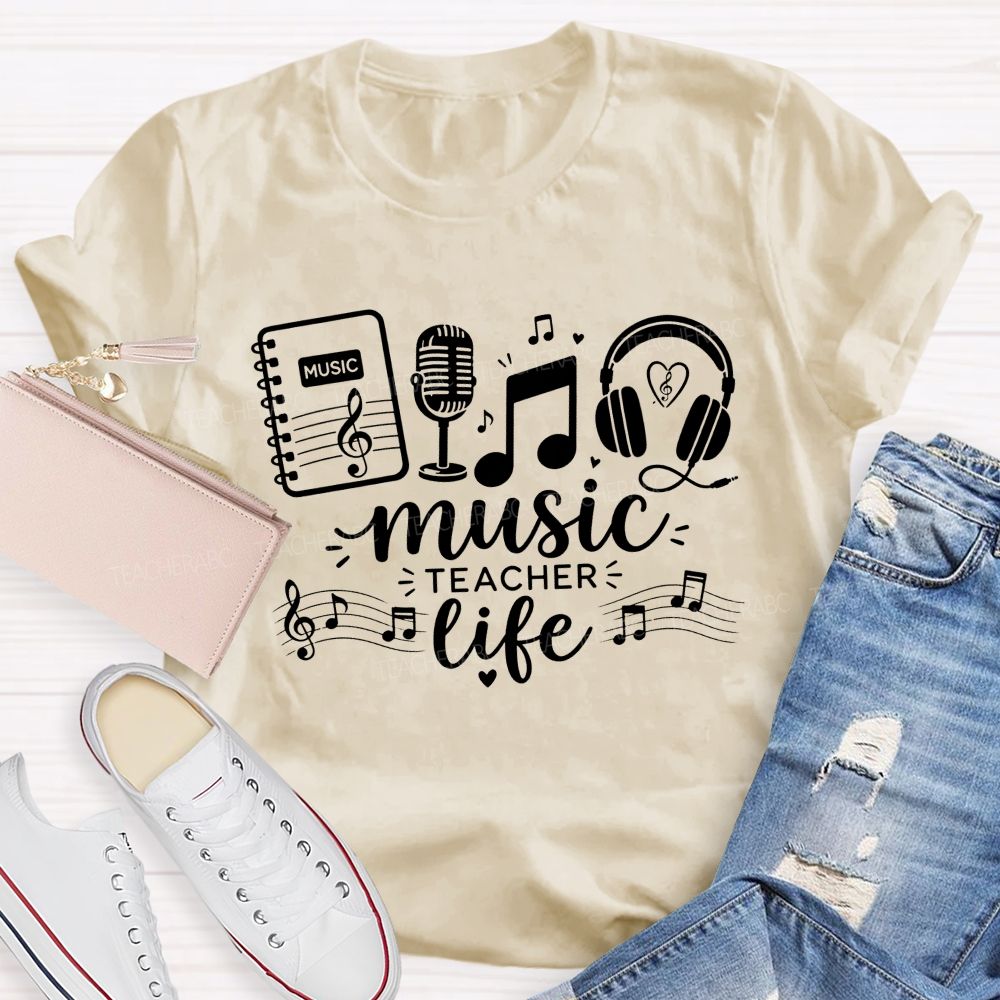 This Is The Music Teacher Life Teacher T-shirt