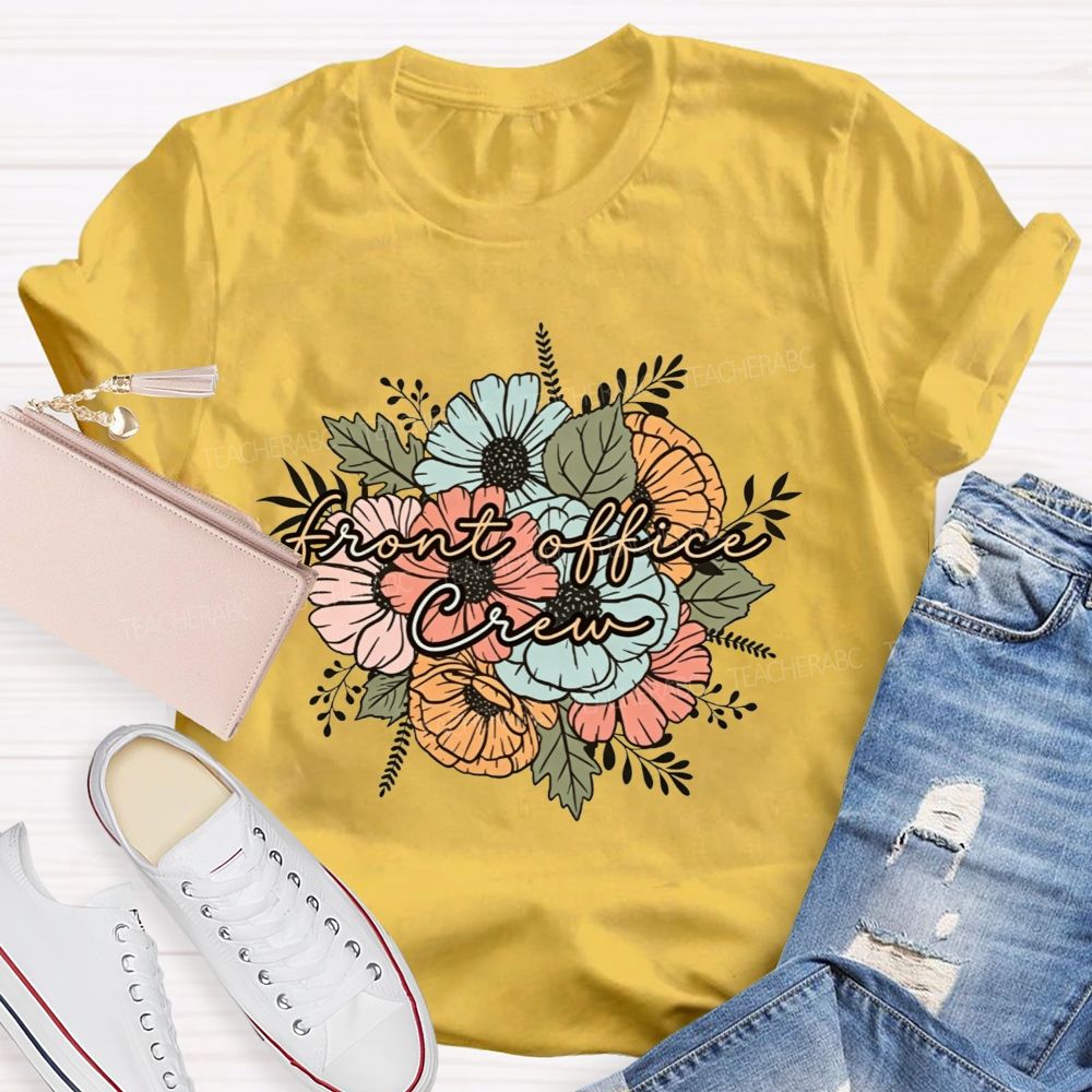 Front Office Crew Administrative Staff Group Teacher T-shirt