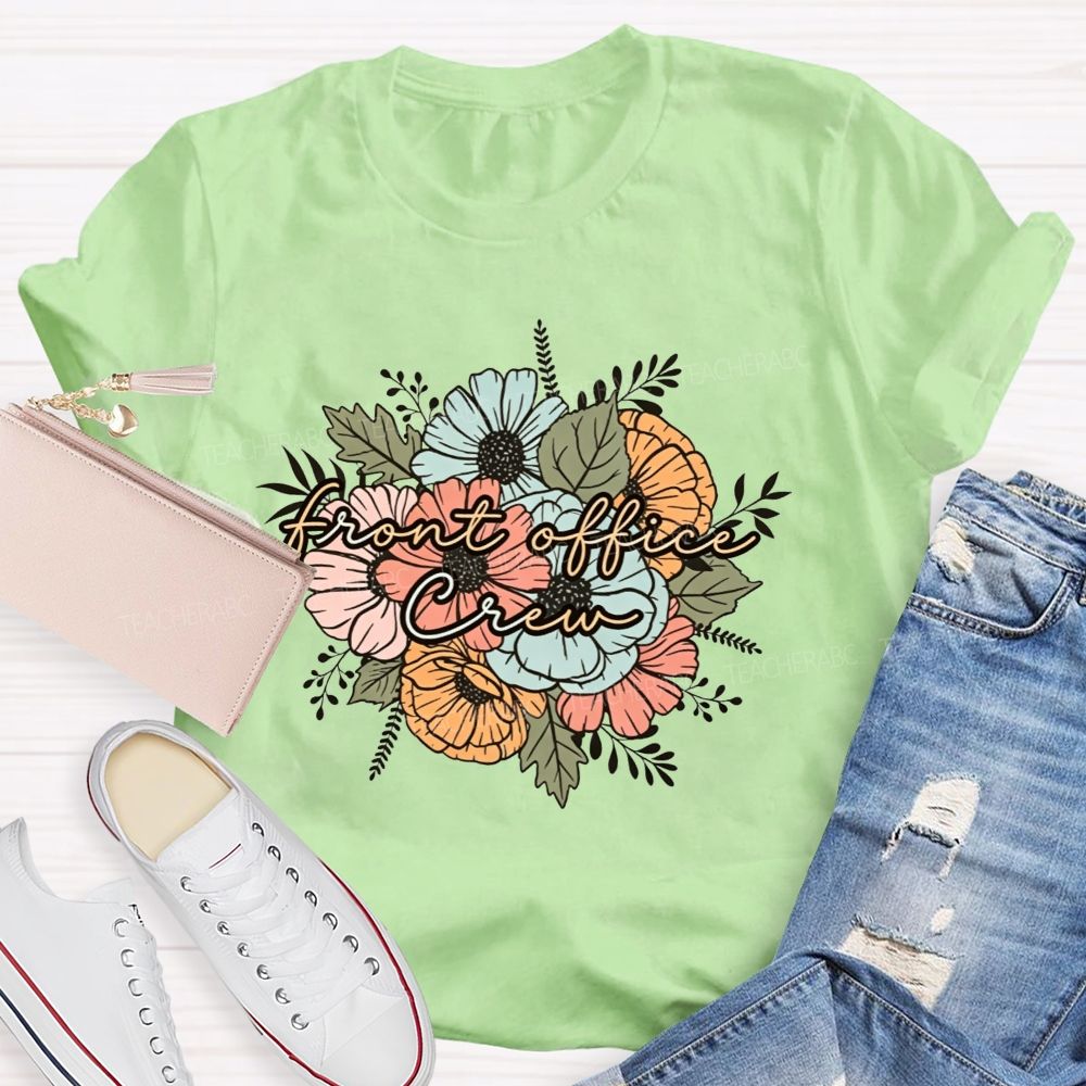 Front Office Crew Administrative Staff Group Teacher T-shirt