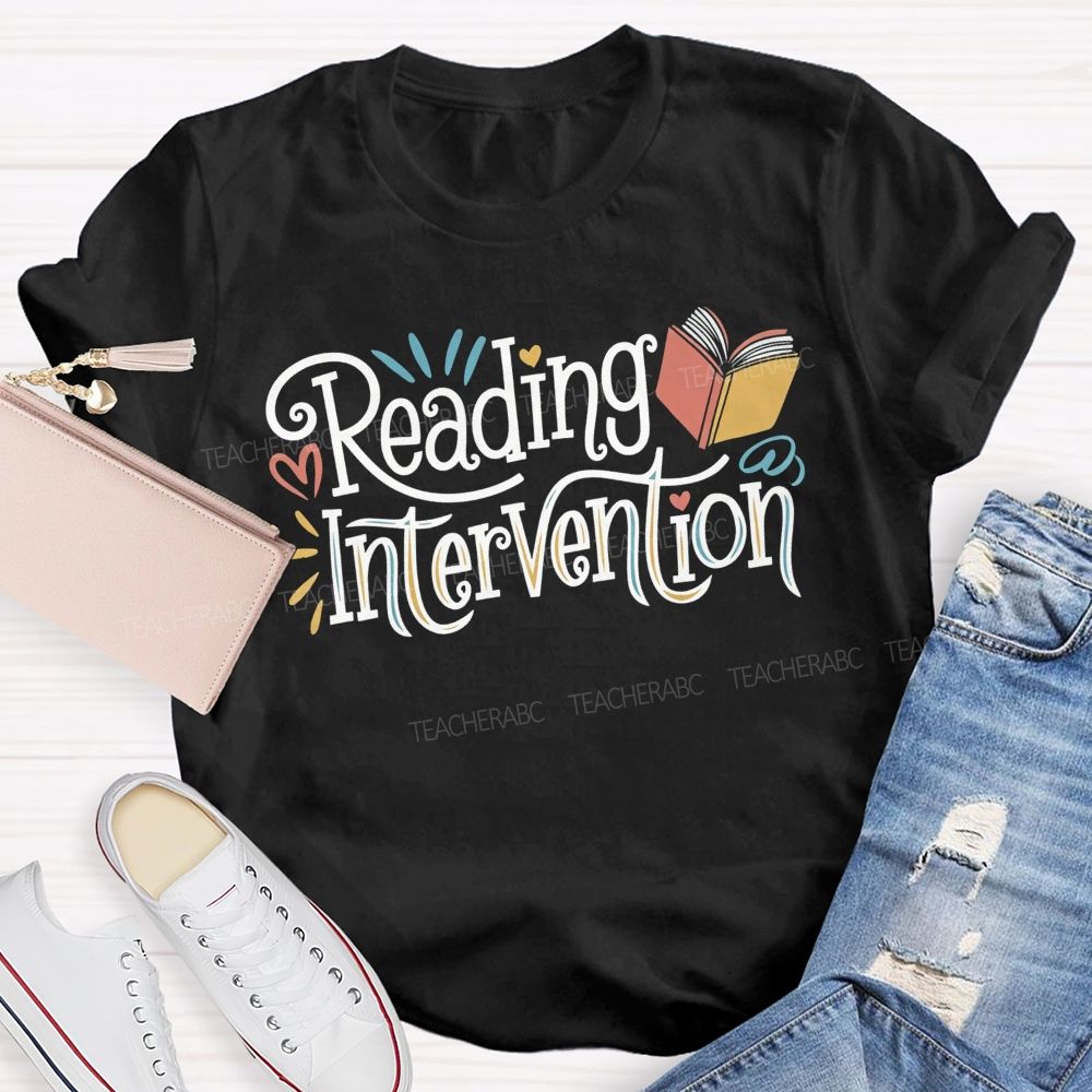 Reading Intervention Every Book Matters In Reading Intervention Teacher T-shirt