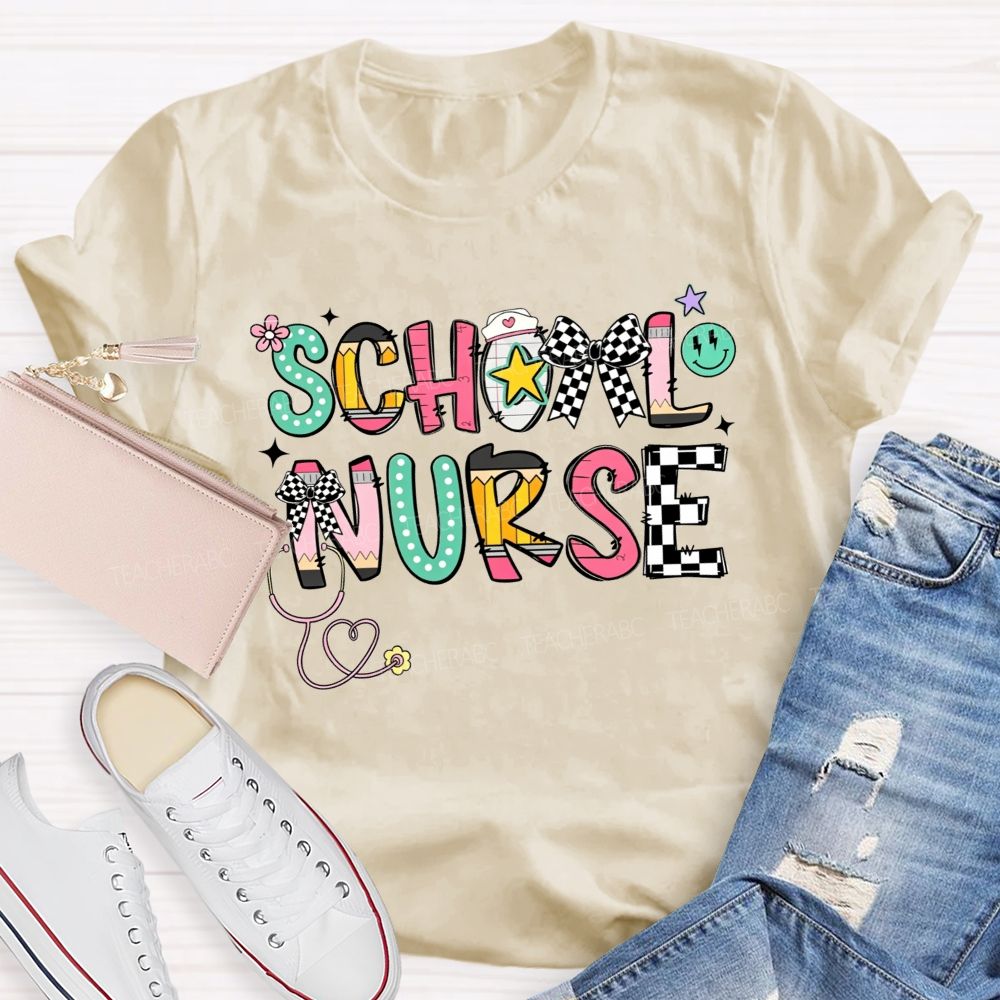 School Nurse Keeping Kids Safe At School T-shirt