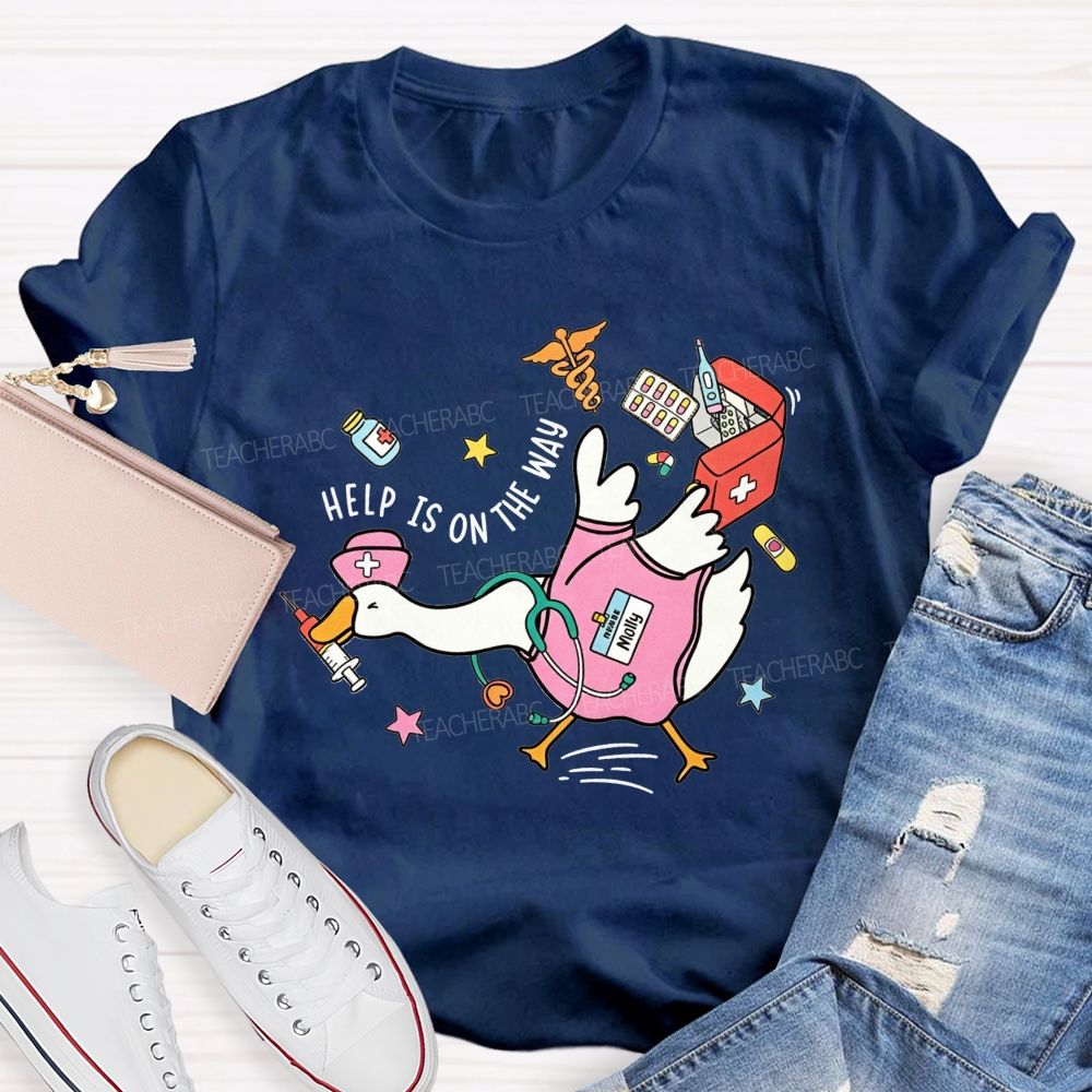 School Nurse Help Is On The Way With Medical Supplies T-shirt
