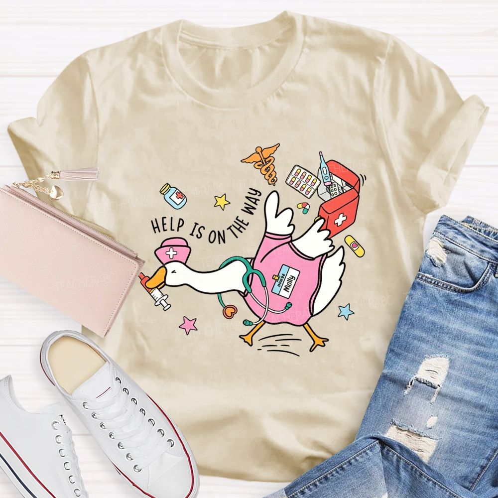 School Nurse Help Is On The Way With Medical Supplies T-shirt