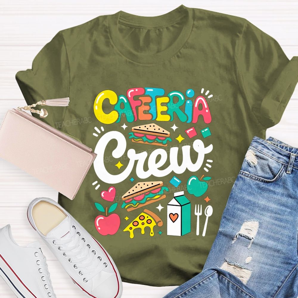 Cafeteria Crew School Lunch Lady Staff Appreciation T-shirt