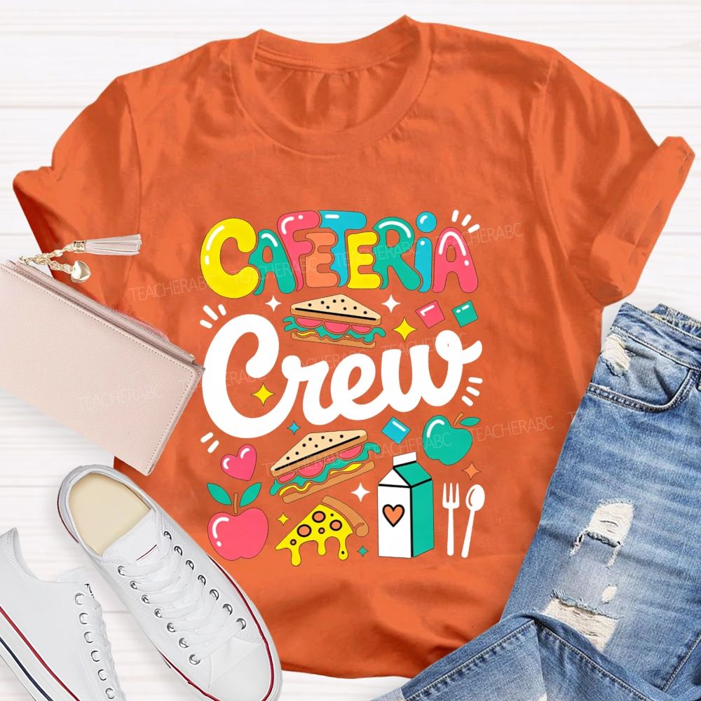 Cafeteria Crew School Lunch Lady Staff Appreciation T-shirt
