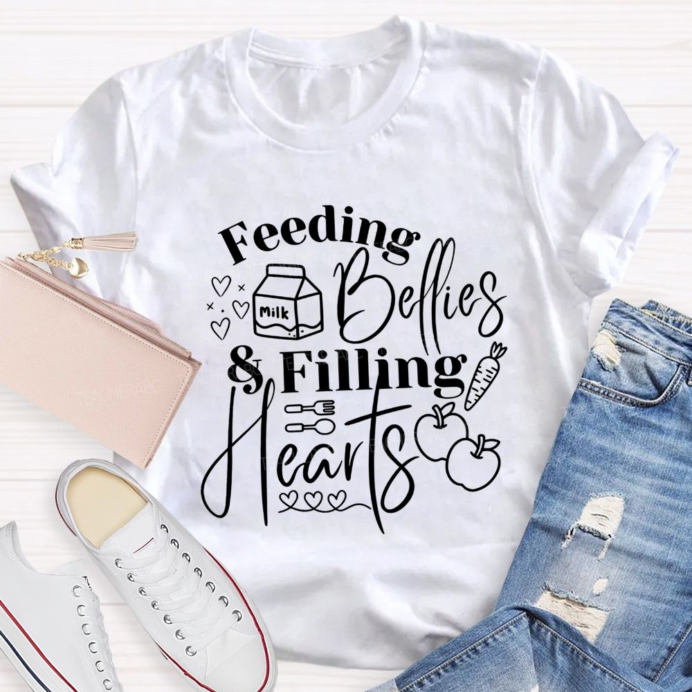 Feeding Bellies And Filling Hearts T-shirt