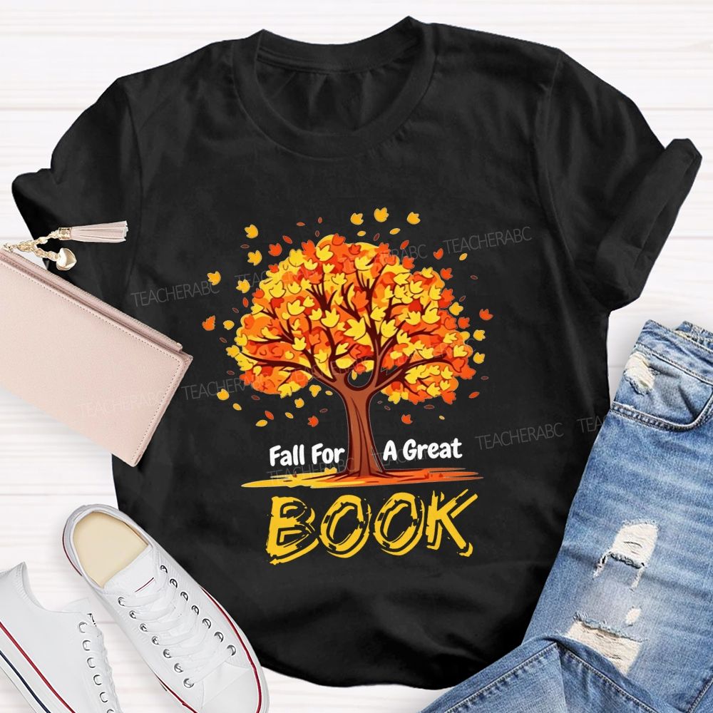 Book Lover Fall Reading Librarian T-shirt