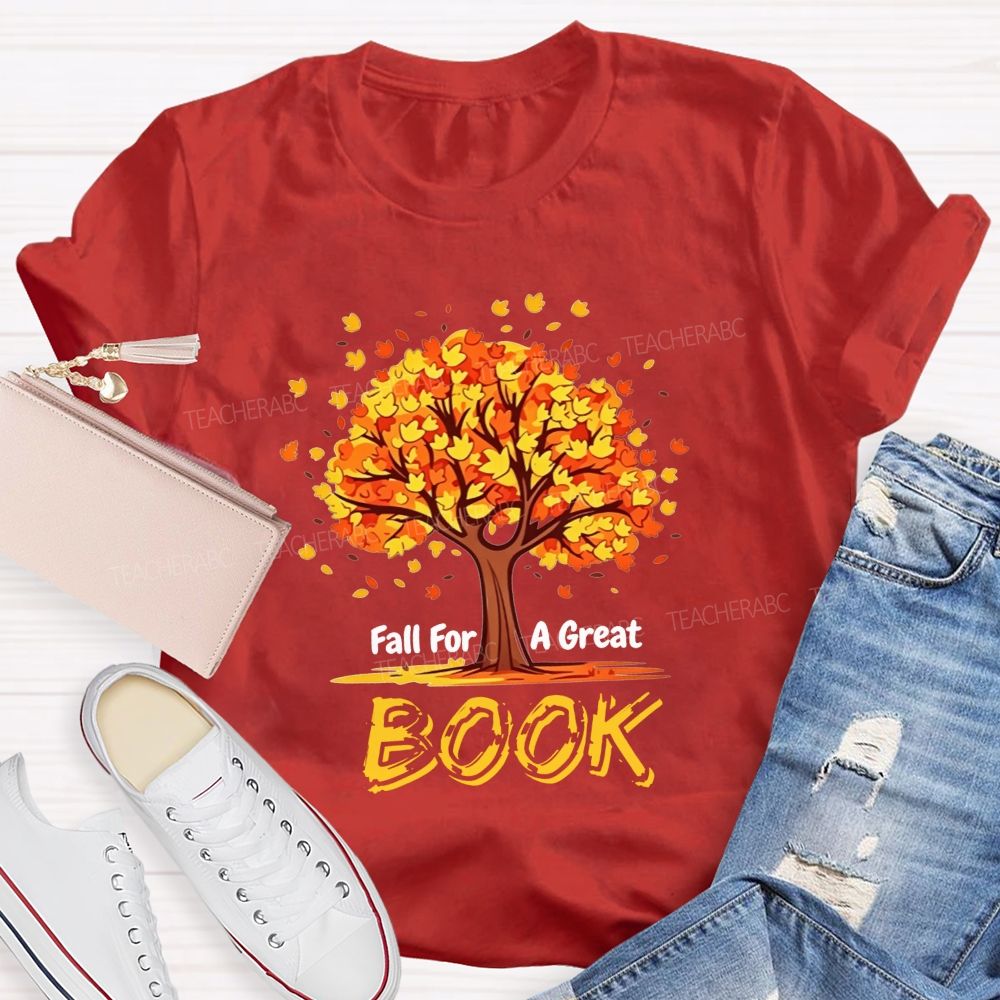 Book Lover Fall Reading Librarian T-shirt