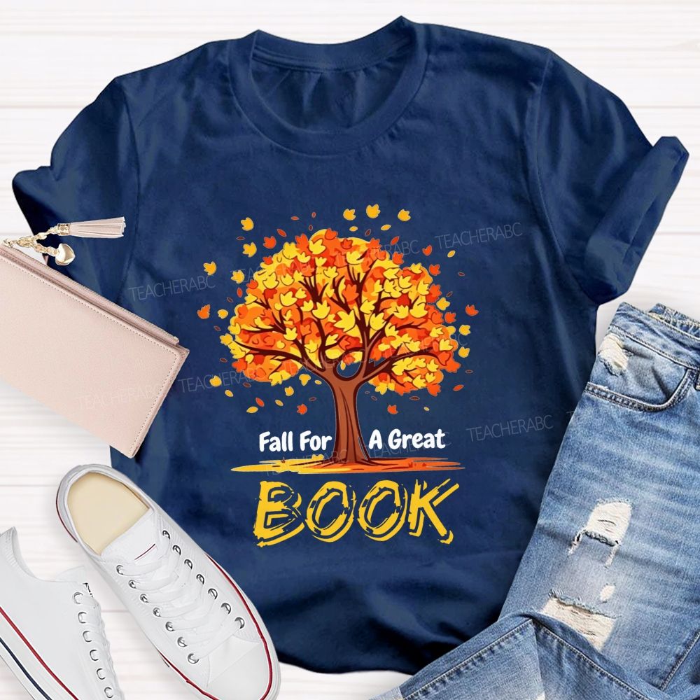 Book Lover Fall Reading Librarian T-shirt