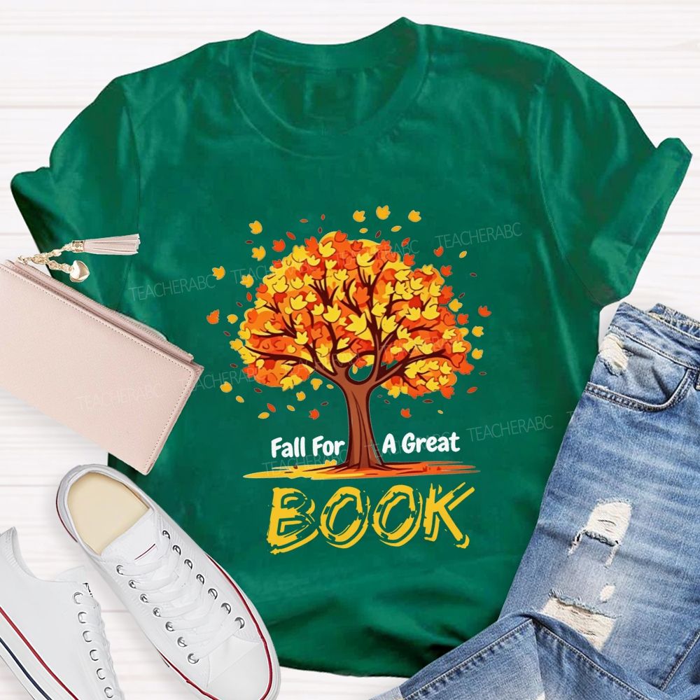 Book Lover Fall Reading Librarian T-shirt
