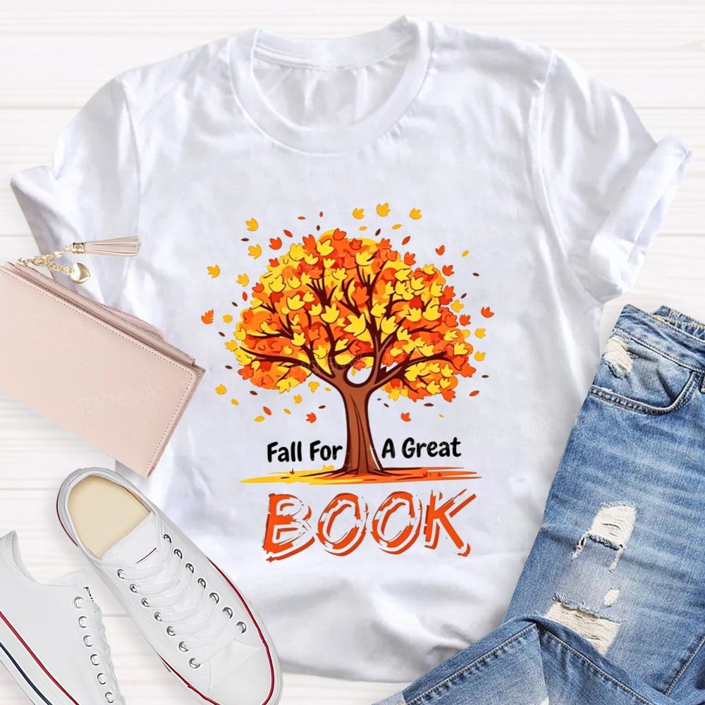 Book Lover Fall Reading Librarian T-shirt