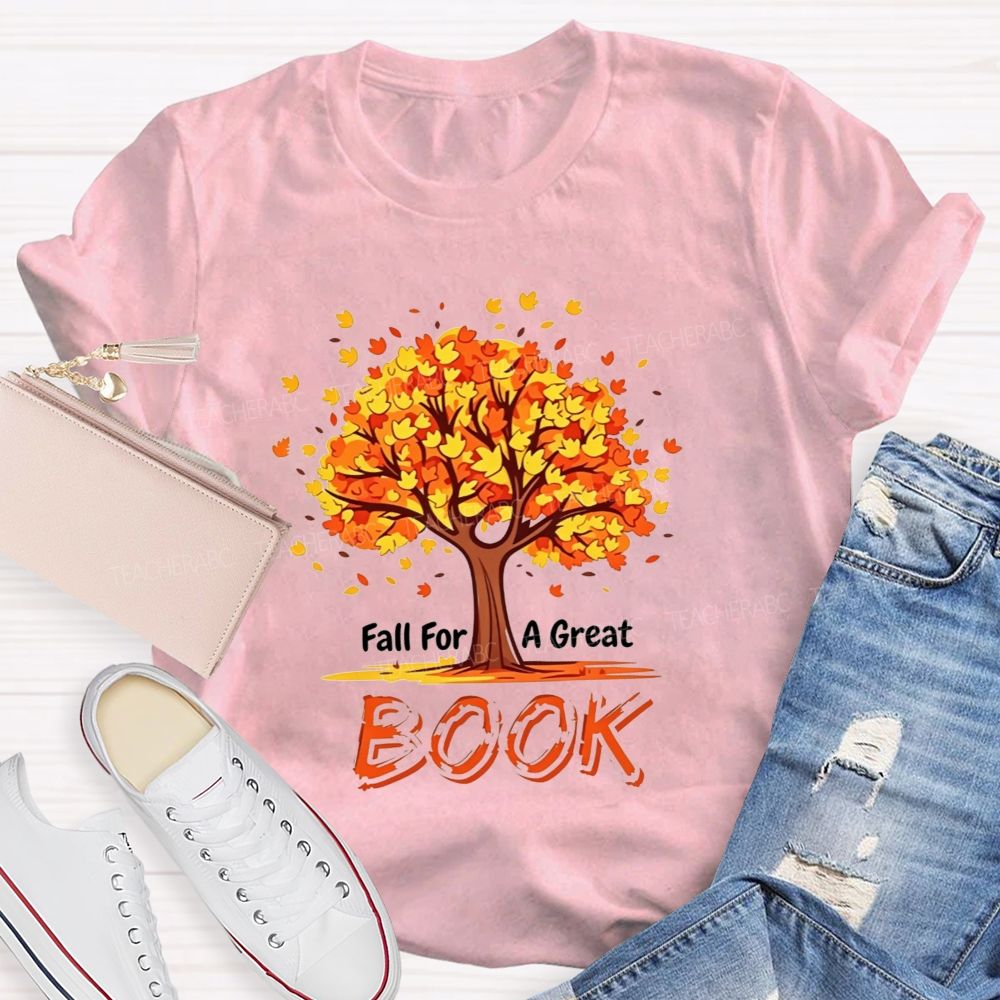 Book Lover Fall Reading Librarian T-shirt