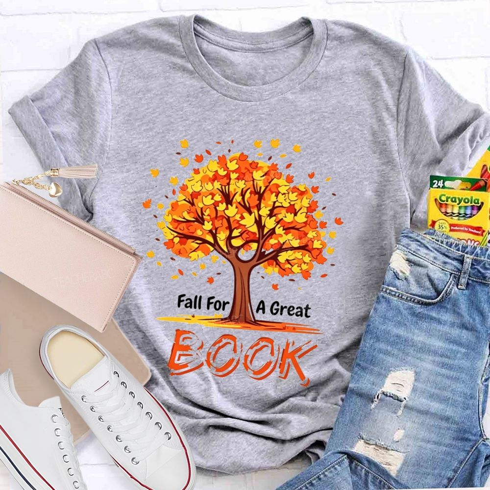 Book Lover Fall Reading Librarian T-shirt