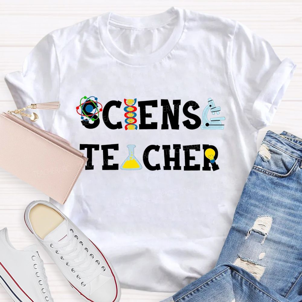Science Reagent Bottle Teacher T-Shirt