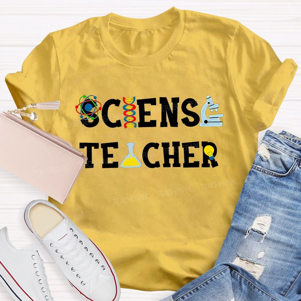 Science Reagent Bottle Teacher T-Shirt