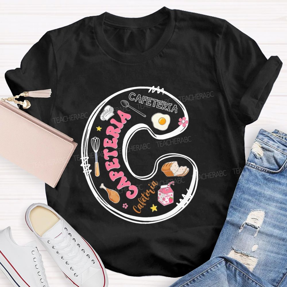 Cafeteria Back To School Milk Bread Teacher T-Shirt
