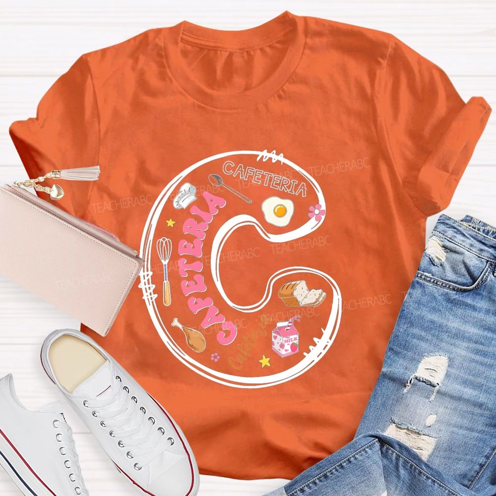 Cafeteria Back To School Milk Bread Teacher T-Shirt