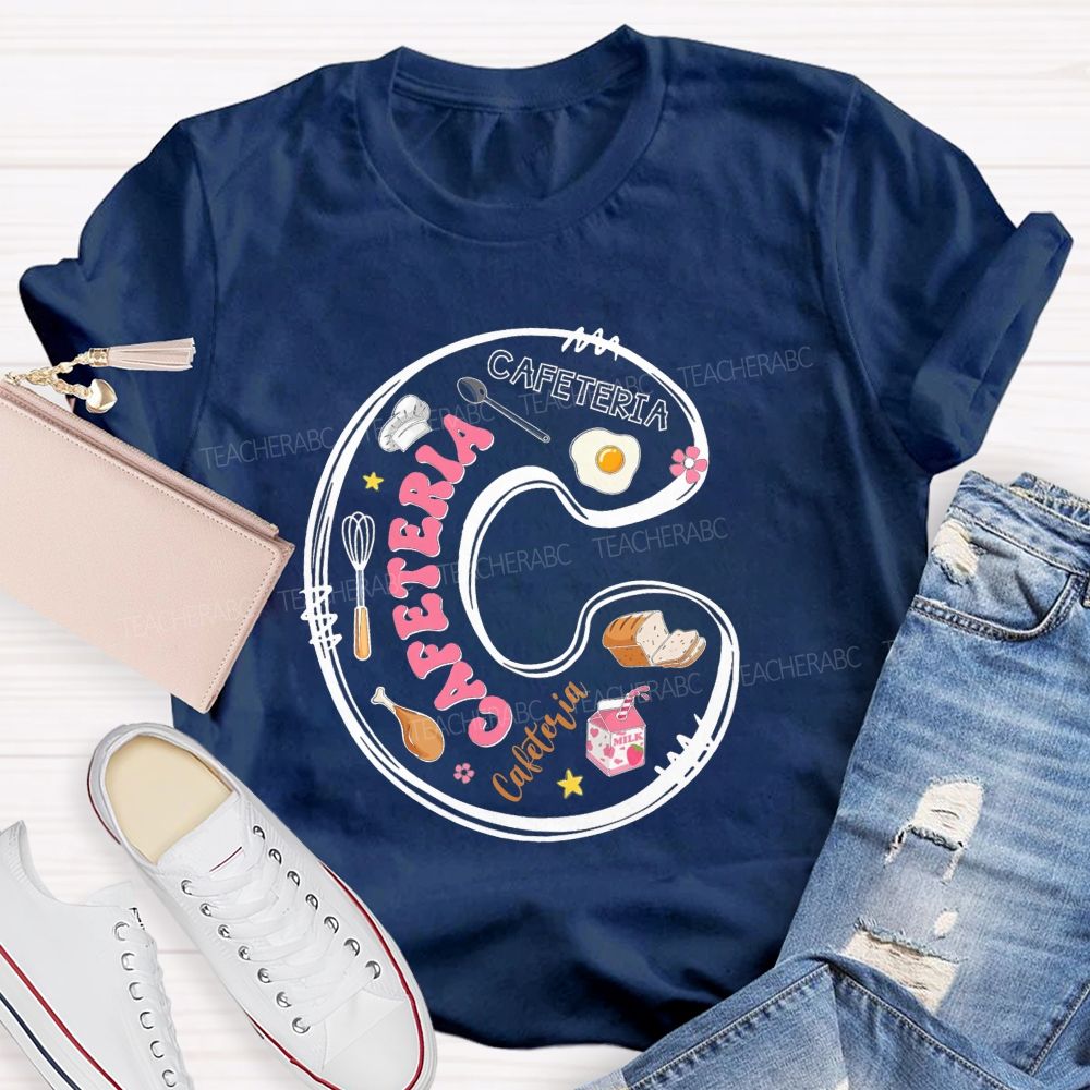 Cafeteria Back To School Milk Bread Teacher T-Shirt