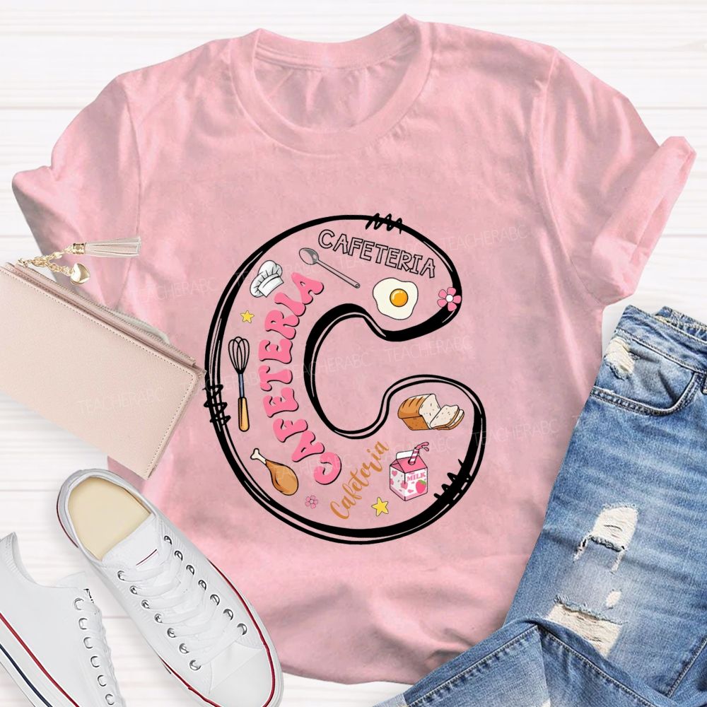 Cafeteria Back To School Milk Bread Teacher T-Shirt