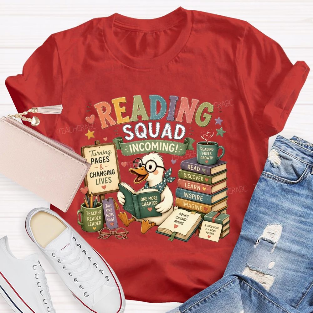 Reading Squad Incoming Teacher T-Shirt