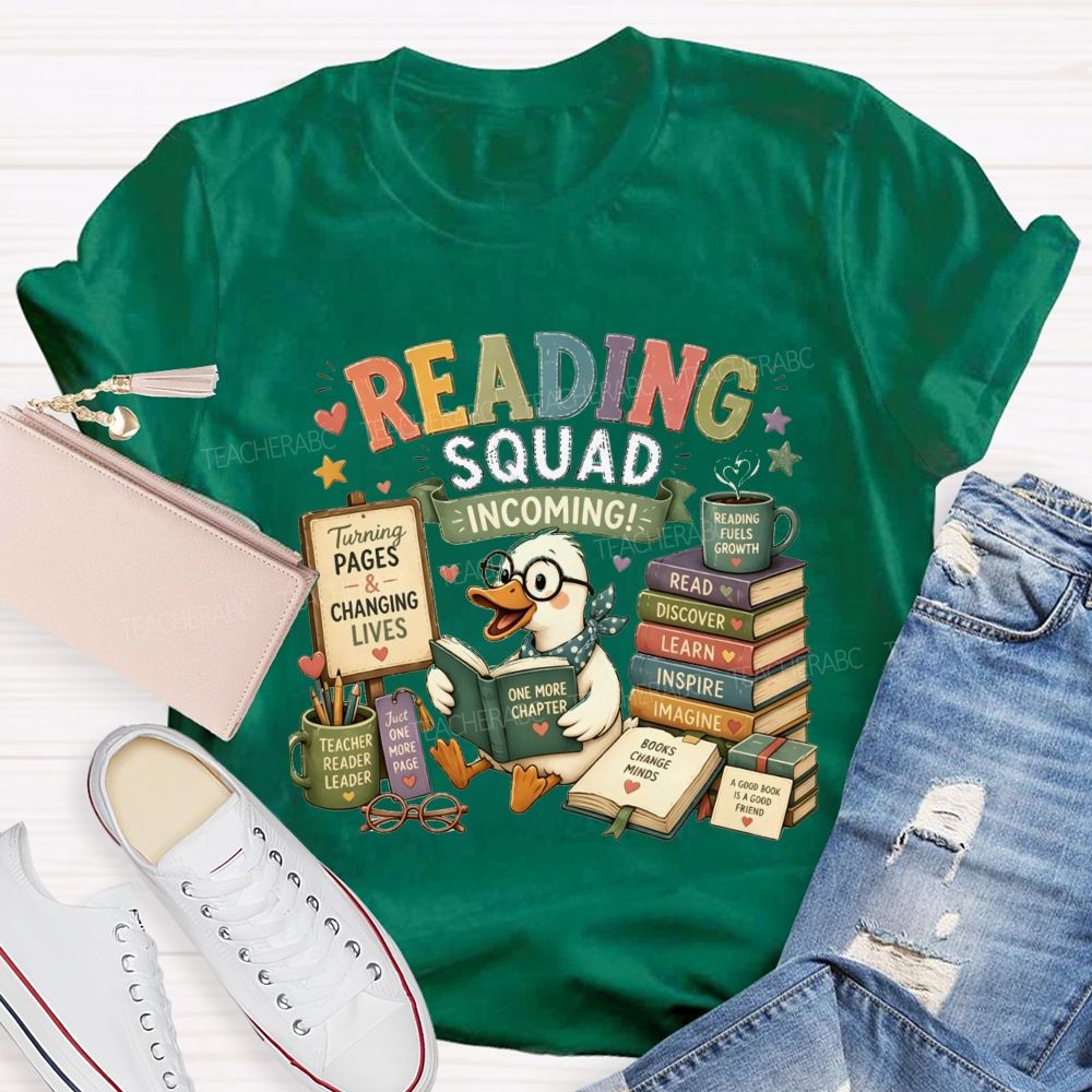 Reading Squad Incoming Teacher T-Shirt