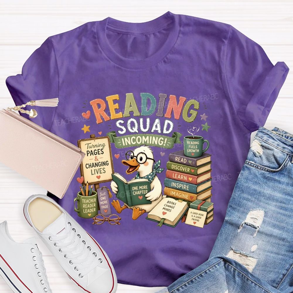 Reading Squad Incoming Teacher T-Shirt