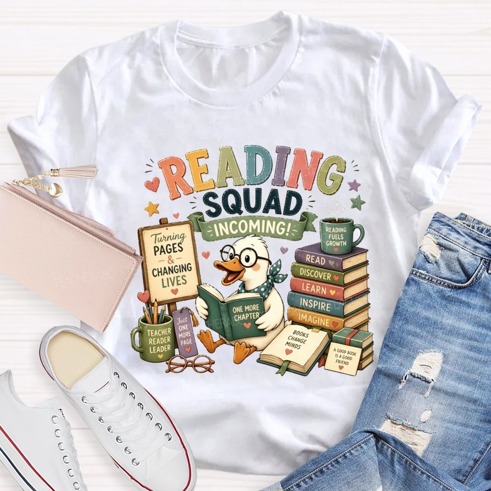 Reading Squad Incoming Teacher T-Shirt