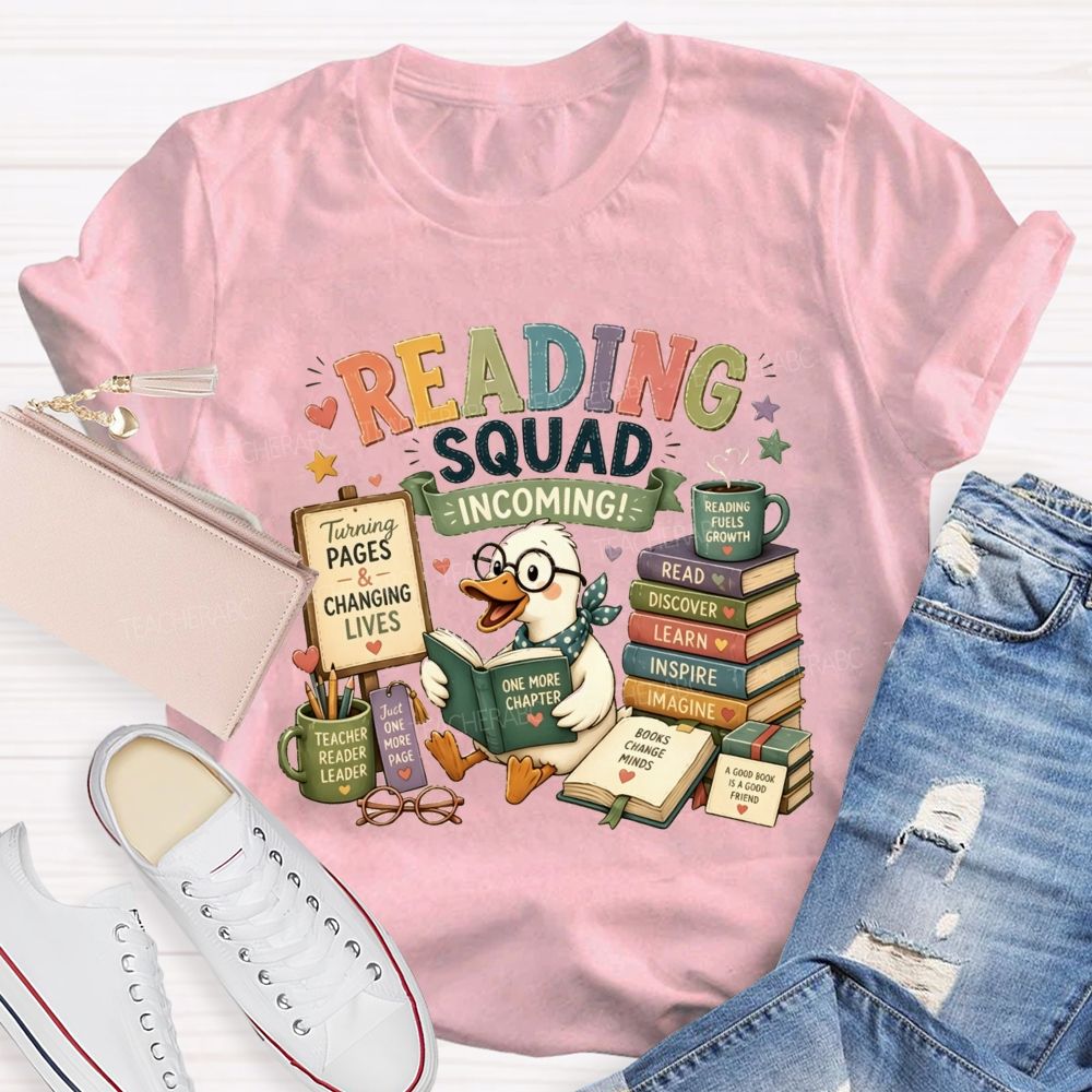 Reading Squad Incoming Teacher T-Shirt