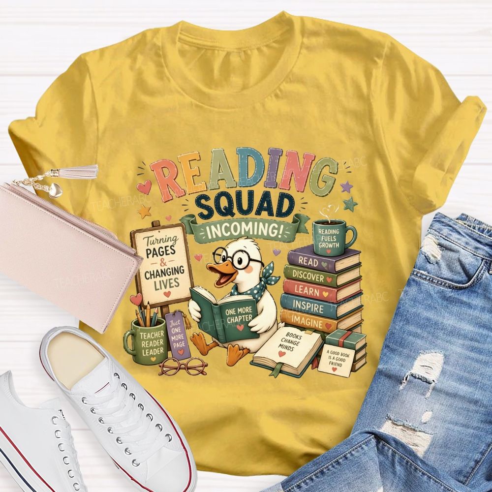 Reading Squad Incoming Teacher T-Shirt