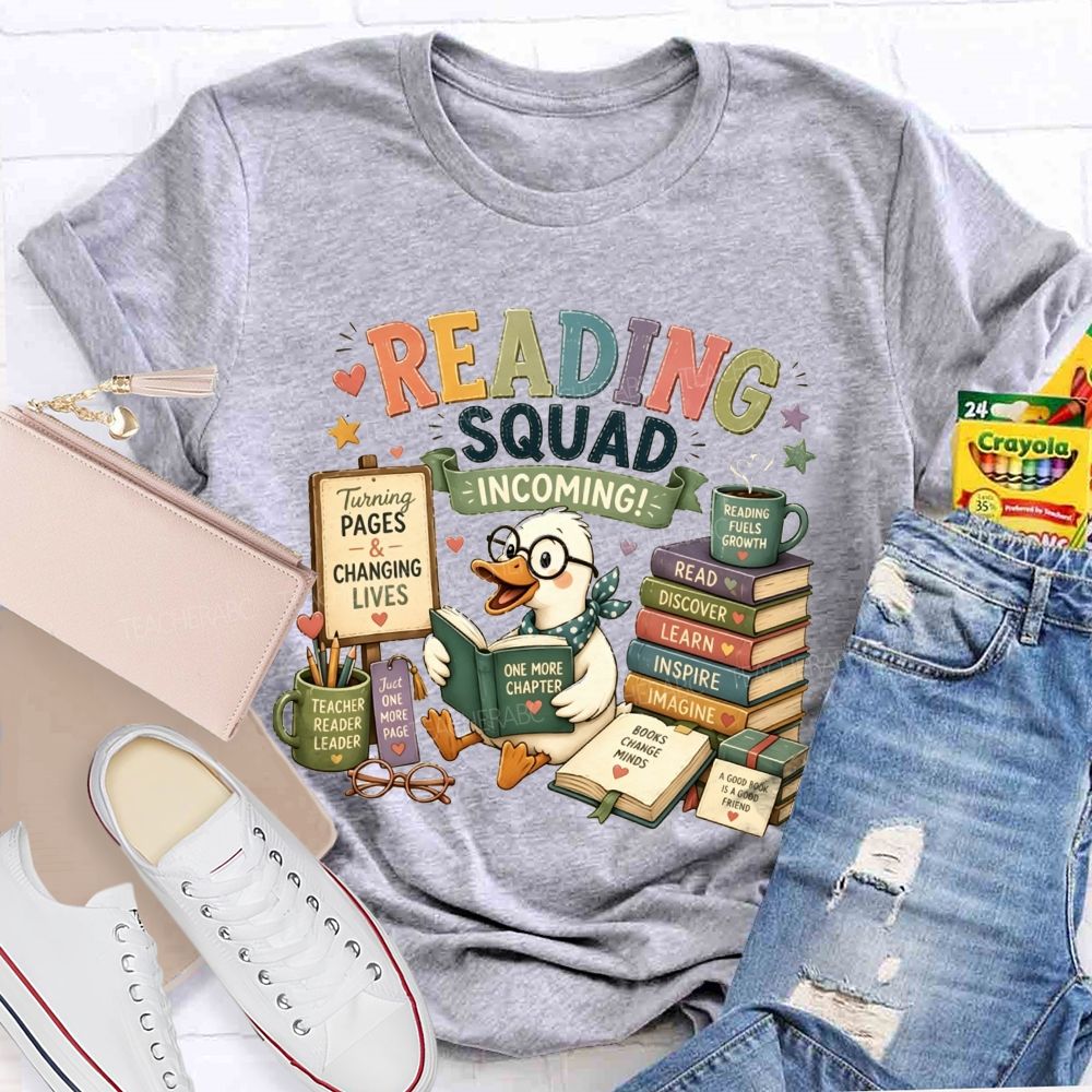 Reading Squad Incoming Teacher T-Shirt