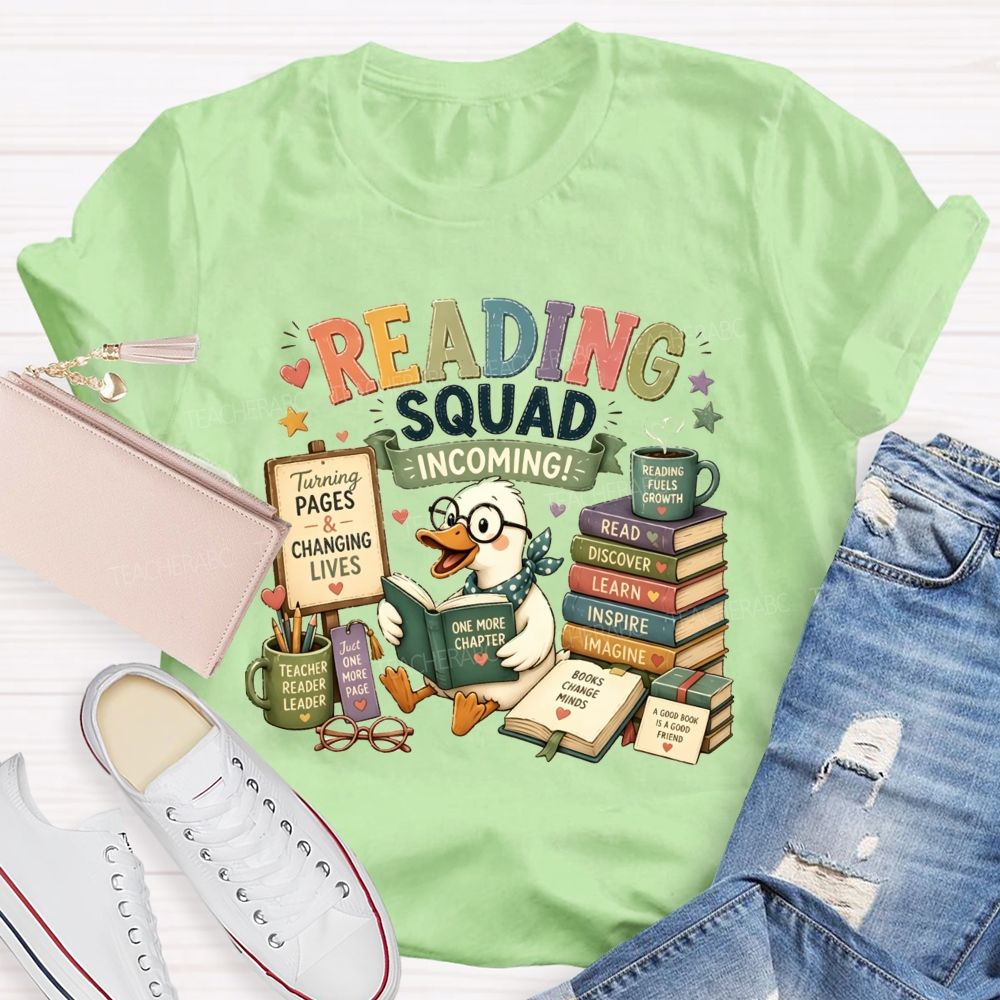 Reading Squad Incoming Teacher T-Shirt