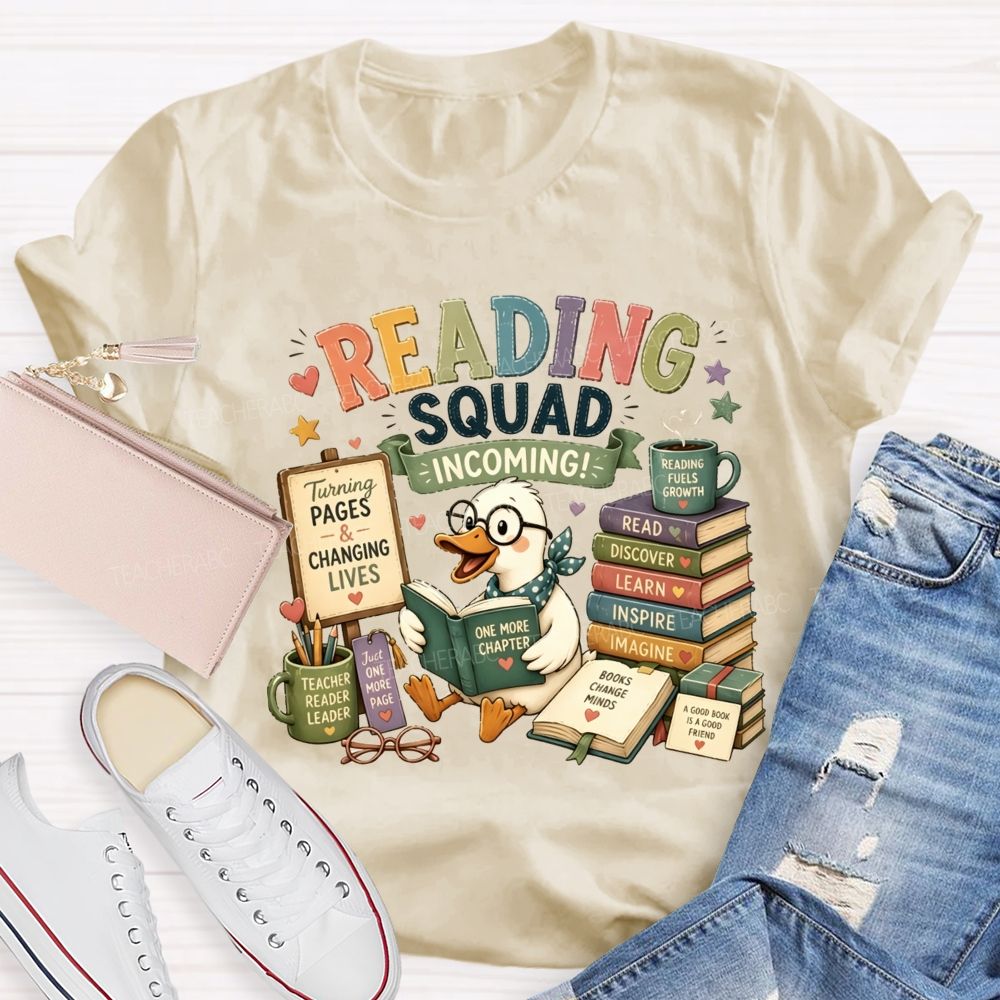 Reading Squad Incoming Teacher T-Shirt