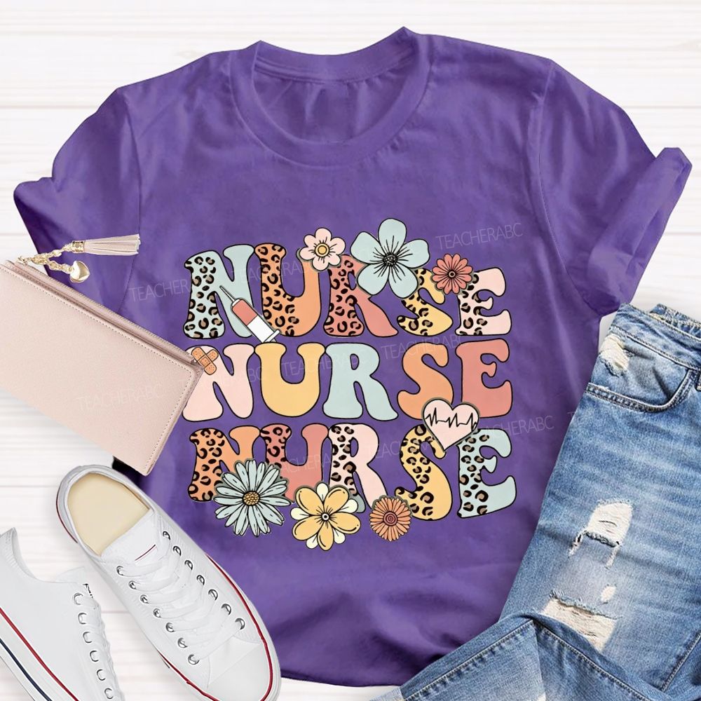 Forever A Nurse Heartbeat And Healing T-shirt