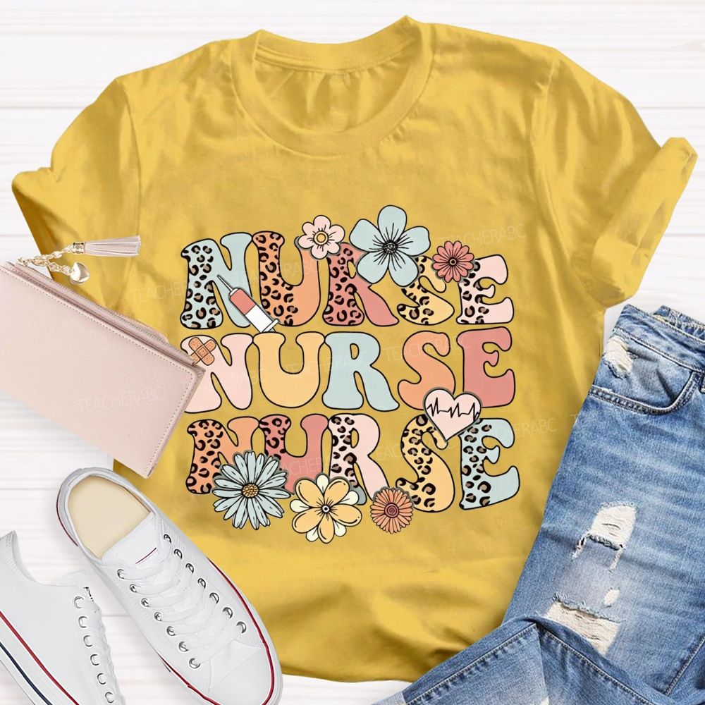 Forever A Nurse Heartbeat And Healing T-shirt