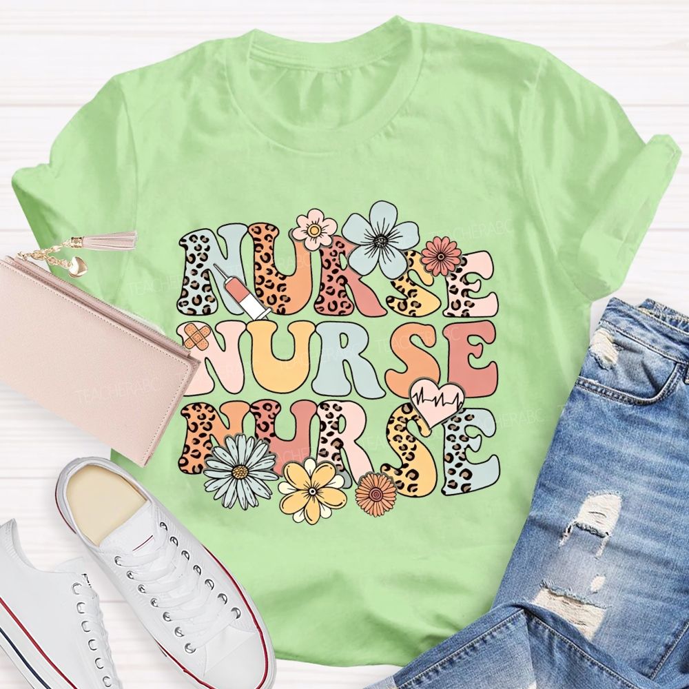 Forever A Nurse Heartbeat And Healing T-shirt