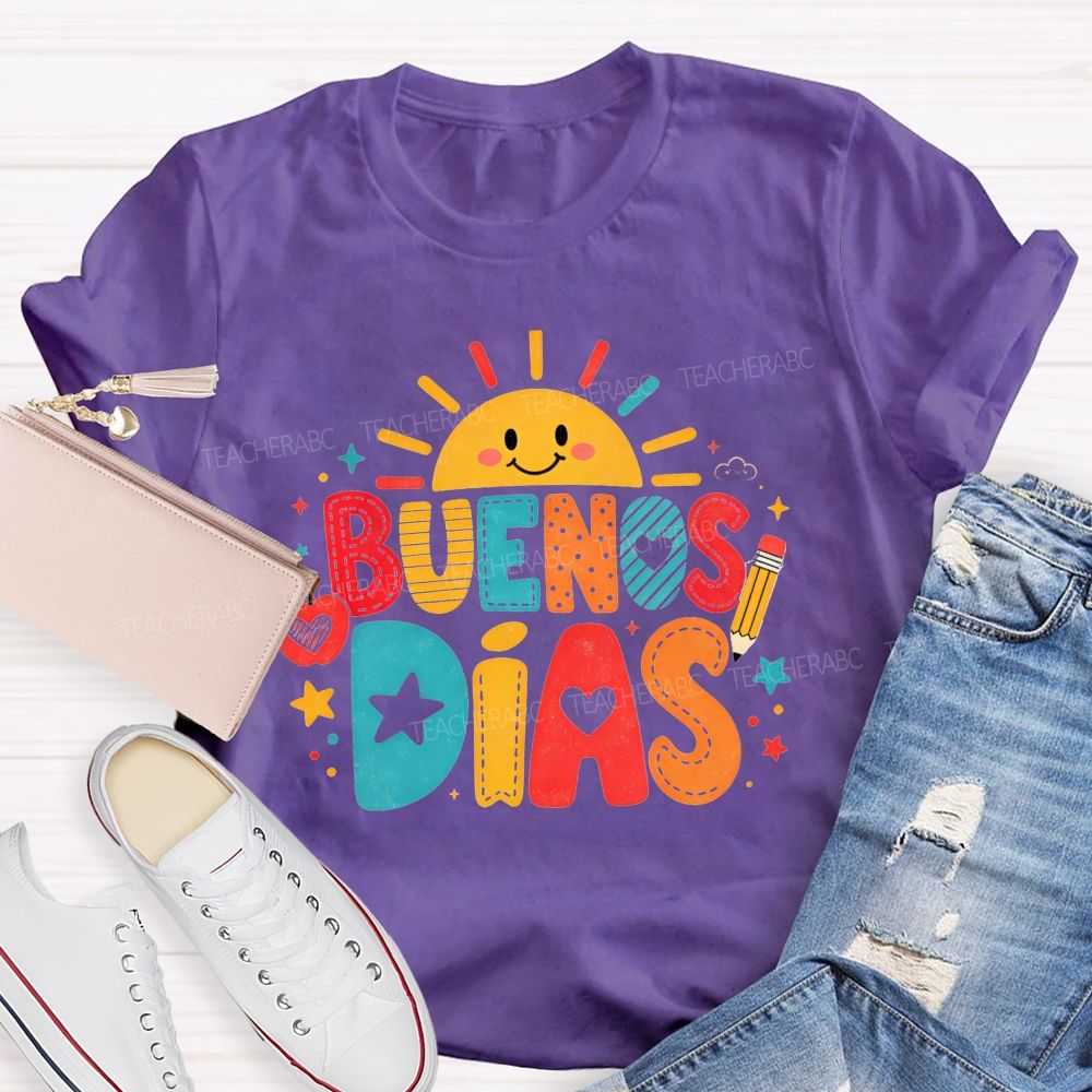 BUENOS DÍAS Spanish Teacher T-shirt