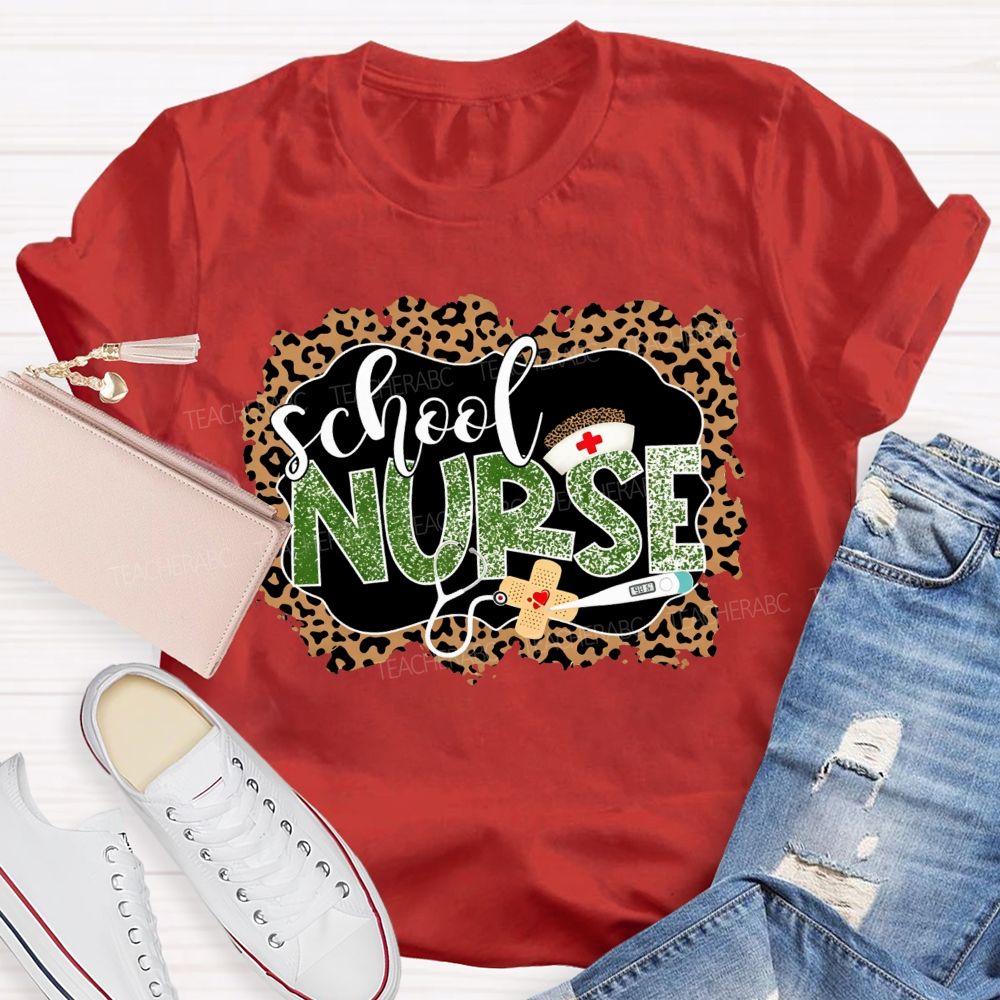School Nurse Heart Of The Campus T-shirt