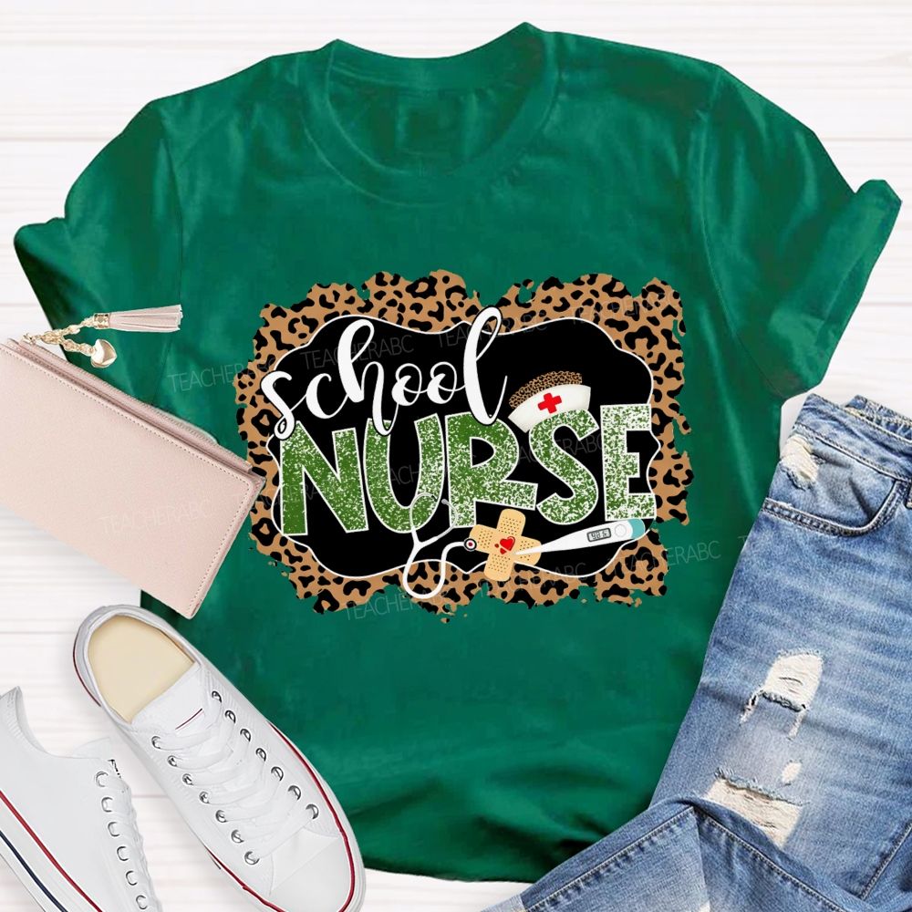 School Nurse Heart Of The Campus T-shirt