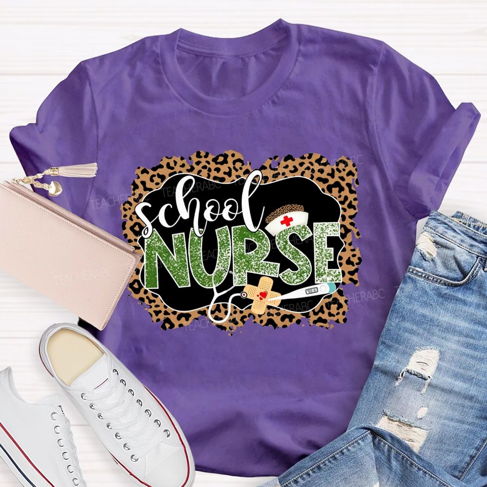 School Nurse Heart Of The Campus T-shirt
