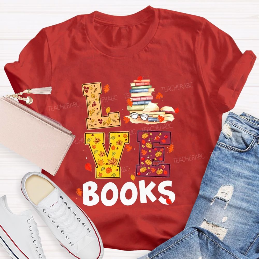 Fall In Love With Books All Over Again One Page At A Time T-shirt