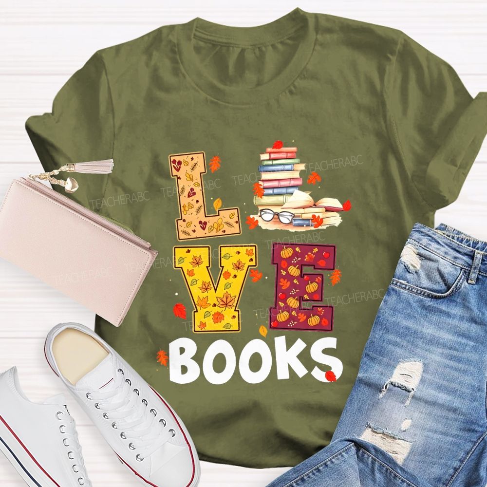 Fall In Love With Books All Over Again One Page At A Time T-shirt