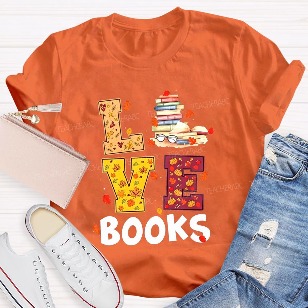 Fall In Love With Books All Over Again One Page At A Time T-shirt