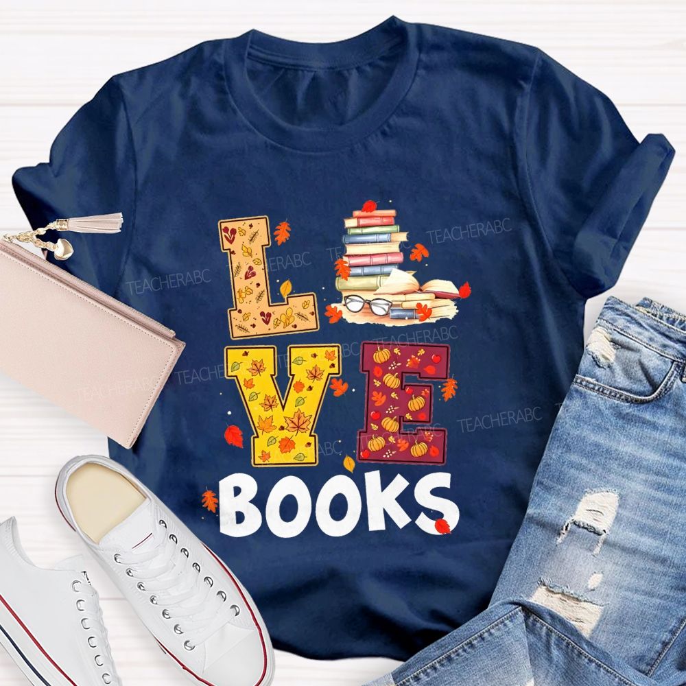 Fall In Love With Books All Over Again One Page At A Time T-shirt